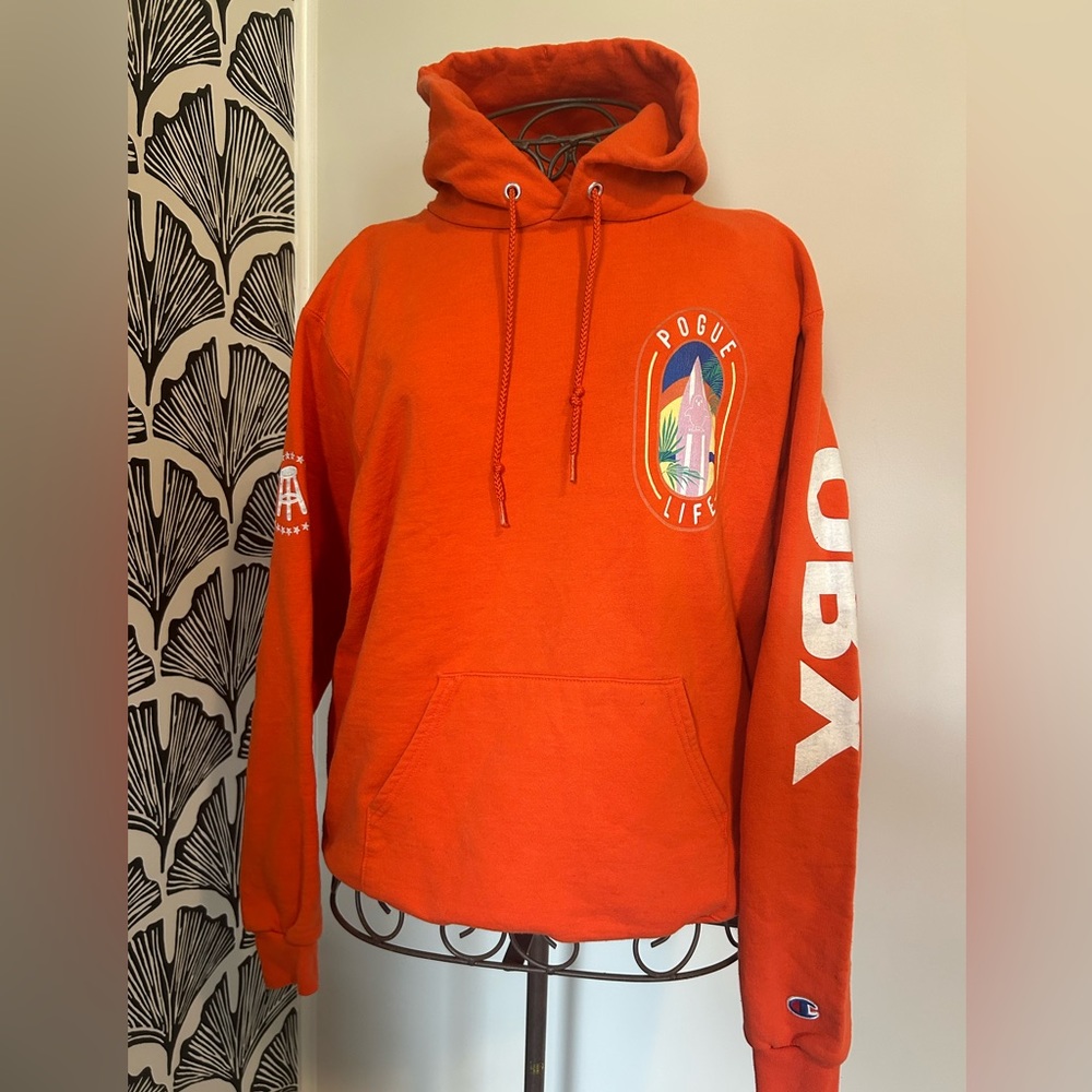 Barstool Sweatshirt | OBX | orange | adult Small | Pogue life Hoodie